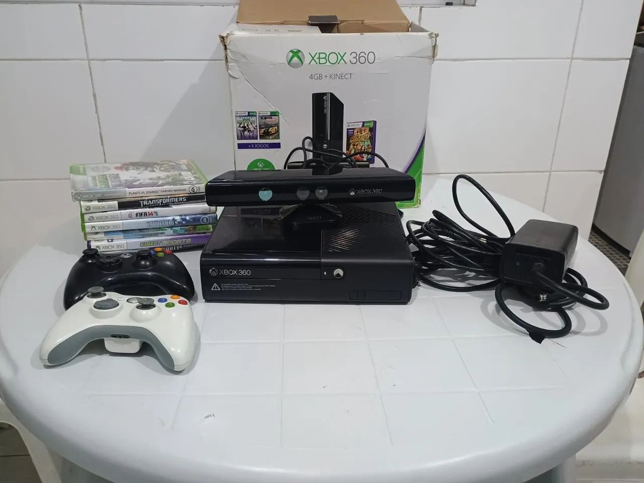 Xbox 360 bloqueado Kinect 2 controles e jogos - Foto 4