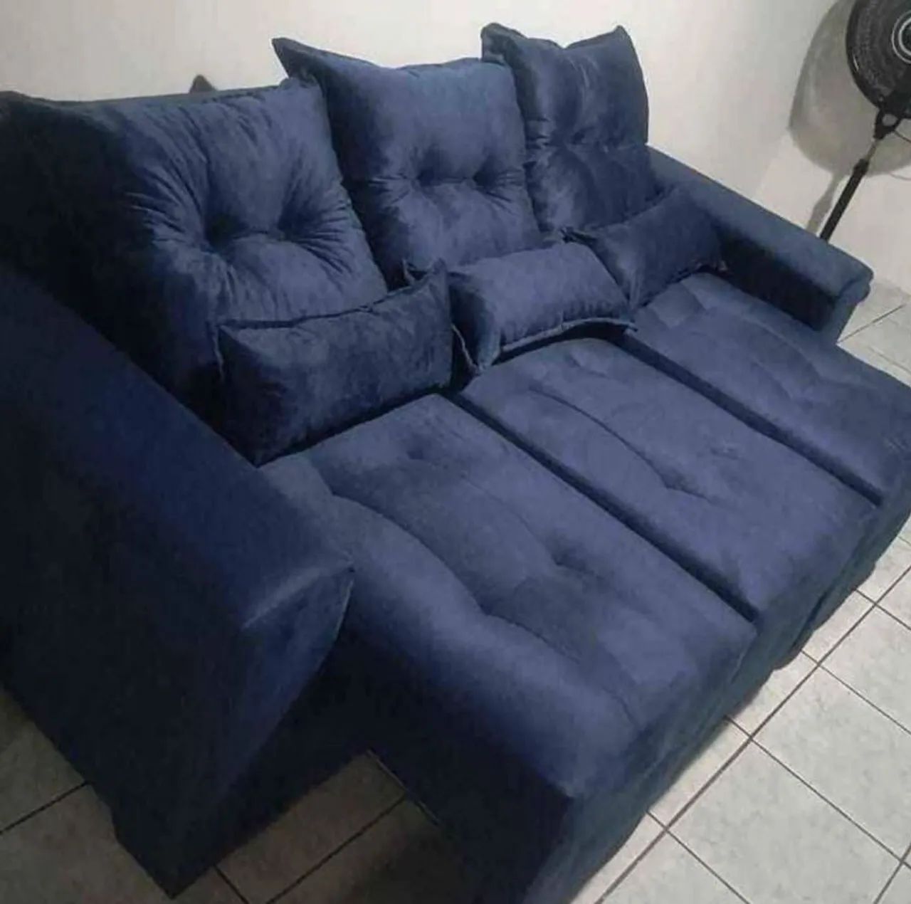 Sofa retrátil 2 metros com 3 lugares de fábrica  - Foto 3