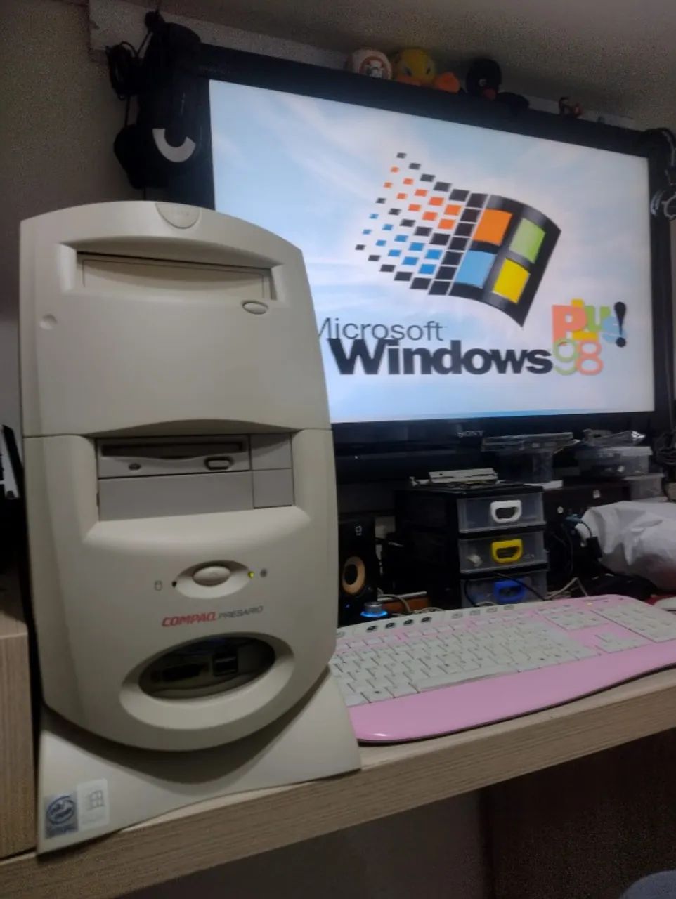 Computador antigo Compaq Presario 5373 - Foto 2