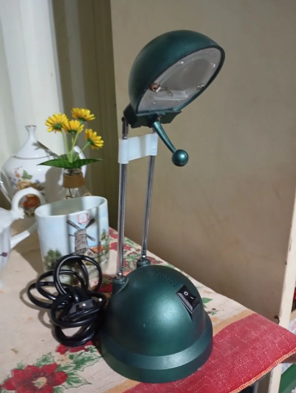 luminaria de mesa flexivel importada sem lampada