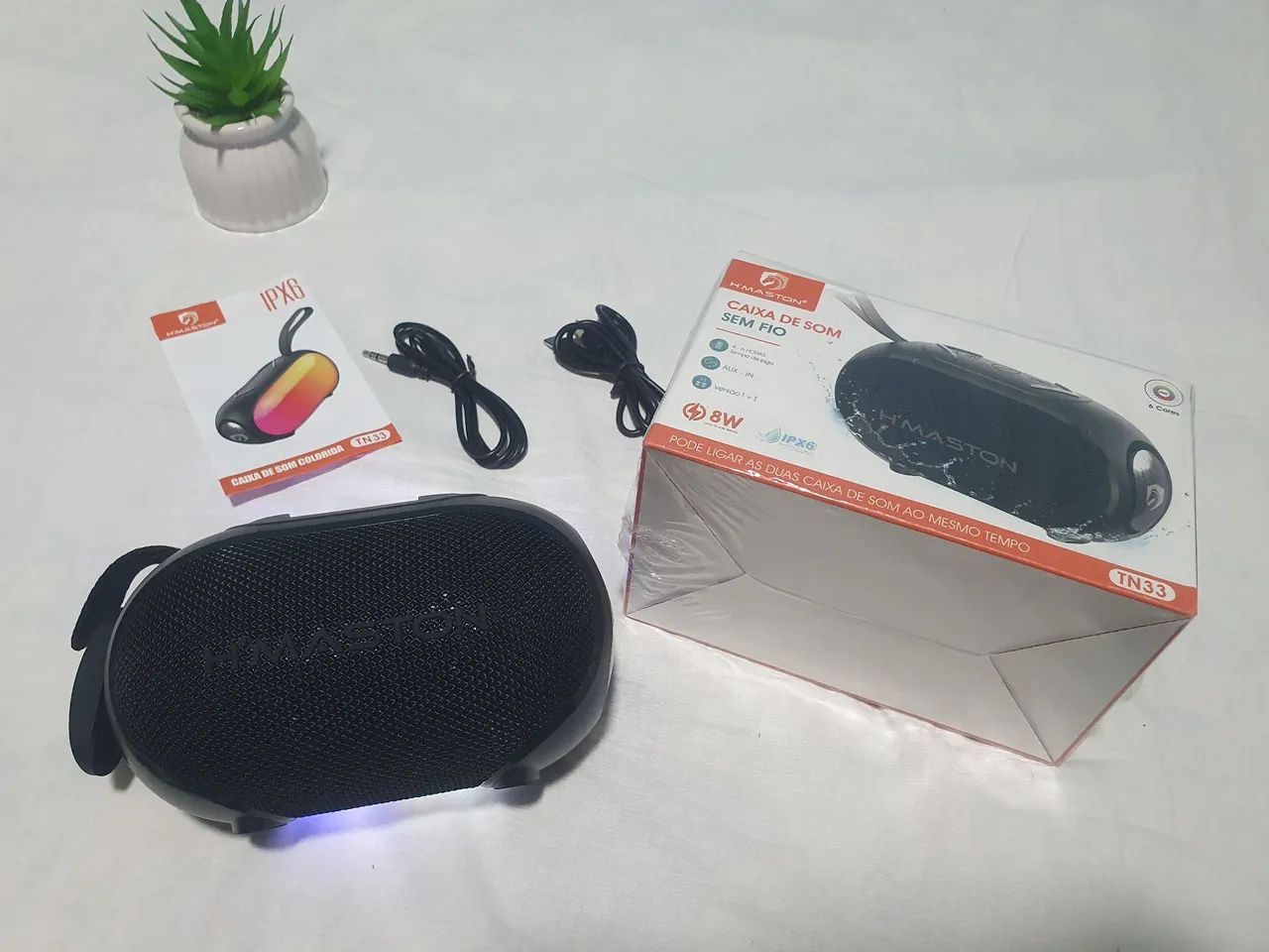 Caixa de Som Bluetooth TN33 Hmaston - Foto 4