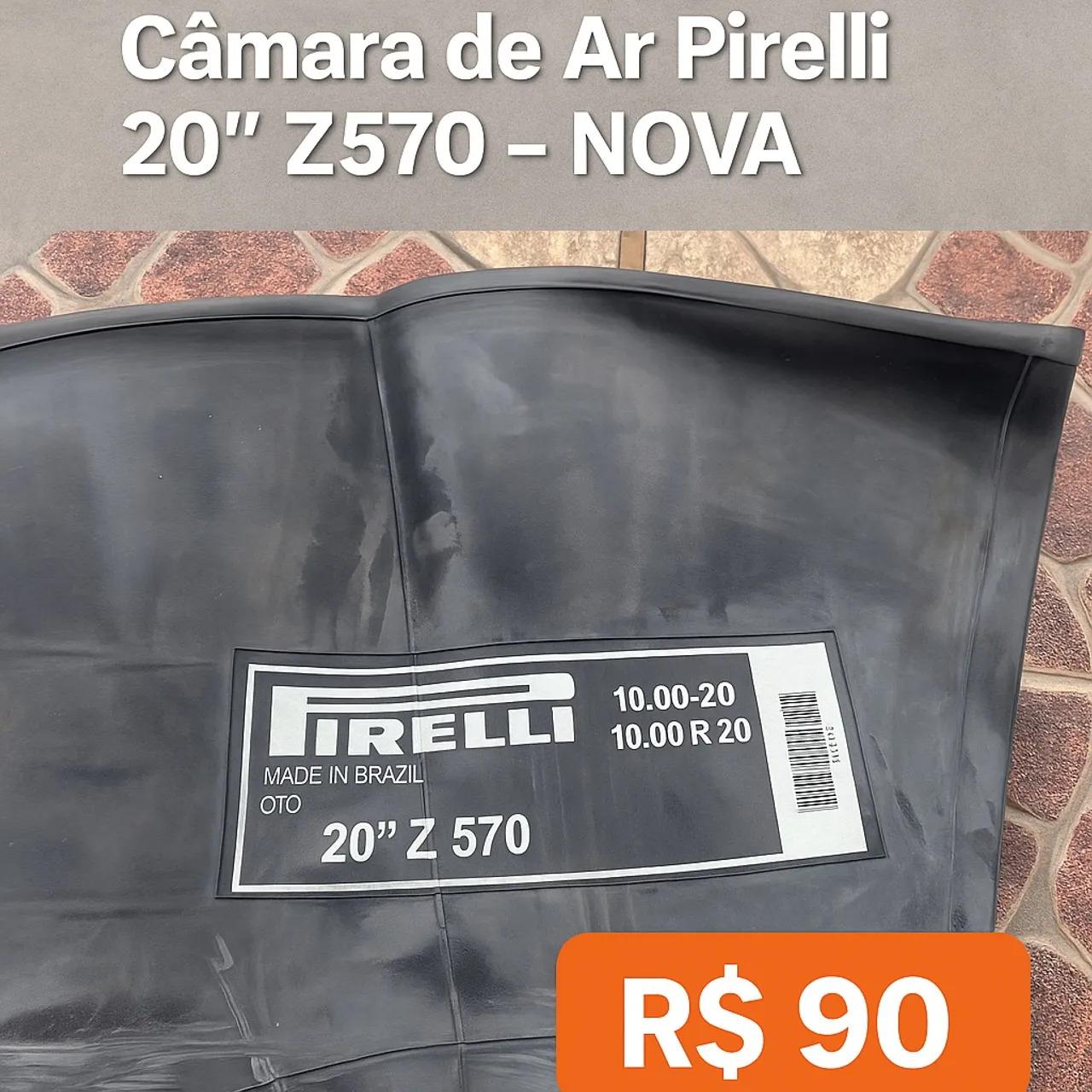 Câmara de Ar Pirelli 20" Z570 - NOVA