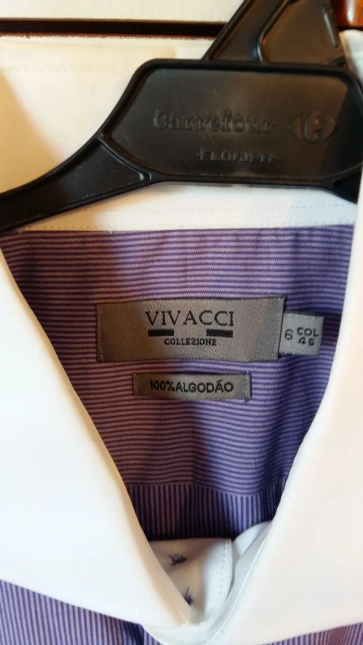 Camisa VIVACCI manga longa - nova - Foto 3