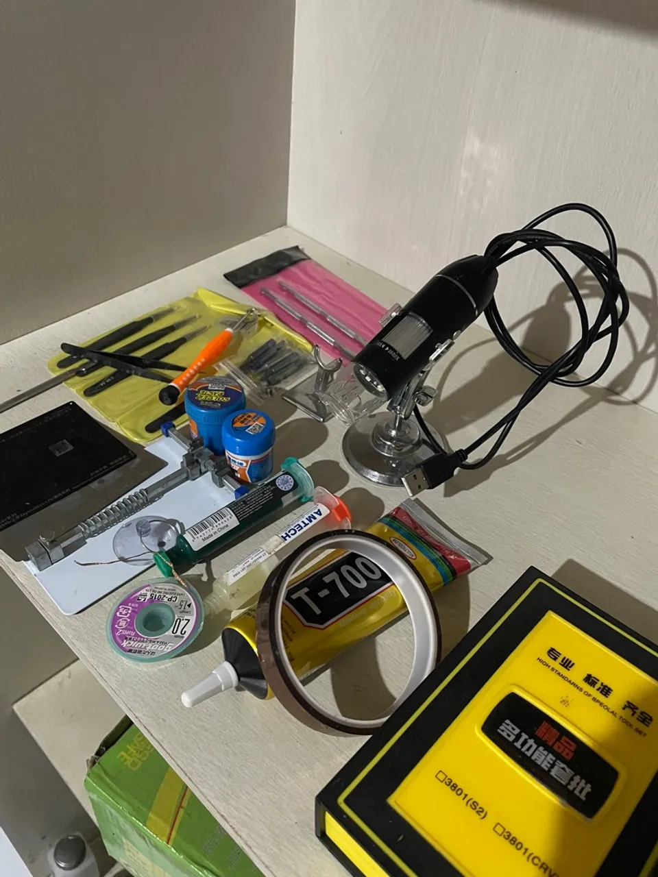 Ferramentas para reparo de eletrônicos e celulares!