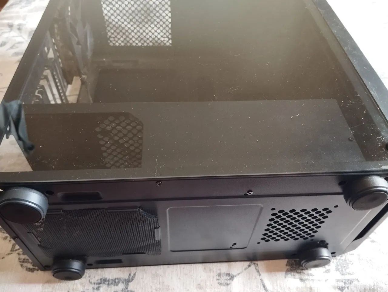 Gabinete NOX Infinity Atom MID Tower,lateral de vidro temperado  - Foto 4