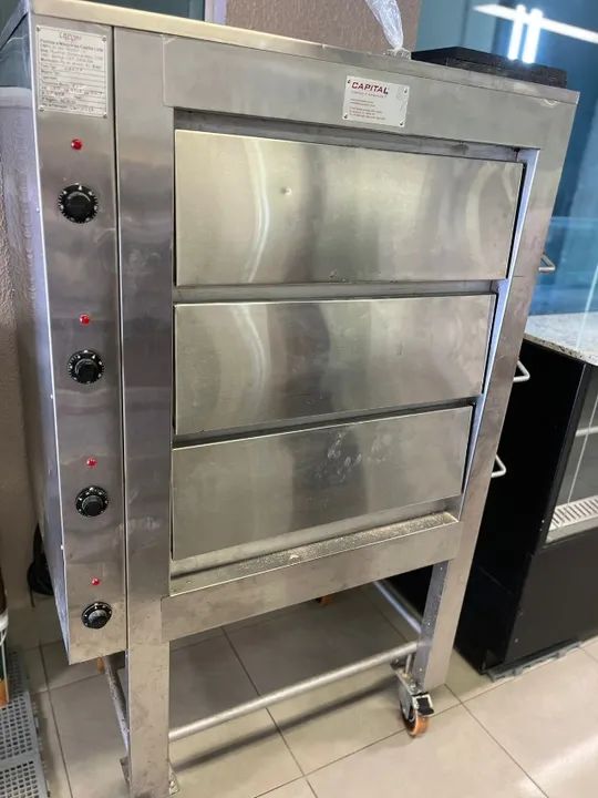 FORNO ELÉTRICO PROFISSIONAL PARA PIZZARIA E PADARIA - Foto 2