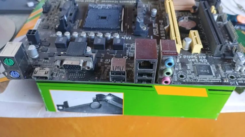 placa mae asus a55bm-e com processador cooler espelho memoria - Foto 5
