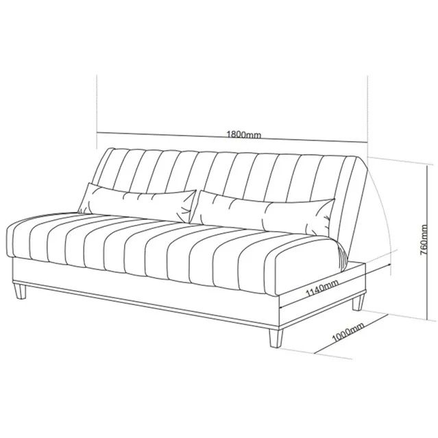 Sofá Cama Luna 1,80m   Pronta Entrega! - Foto 4