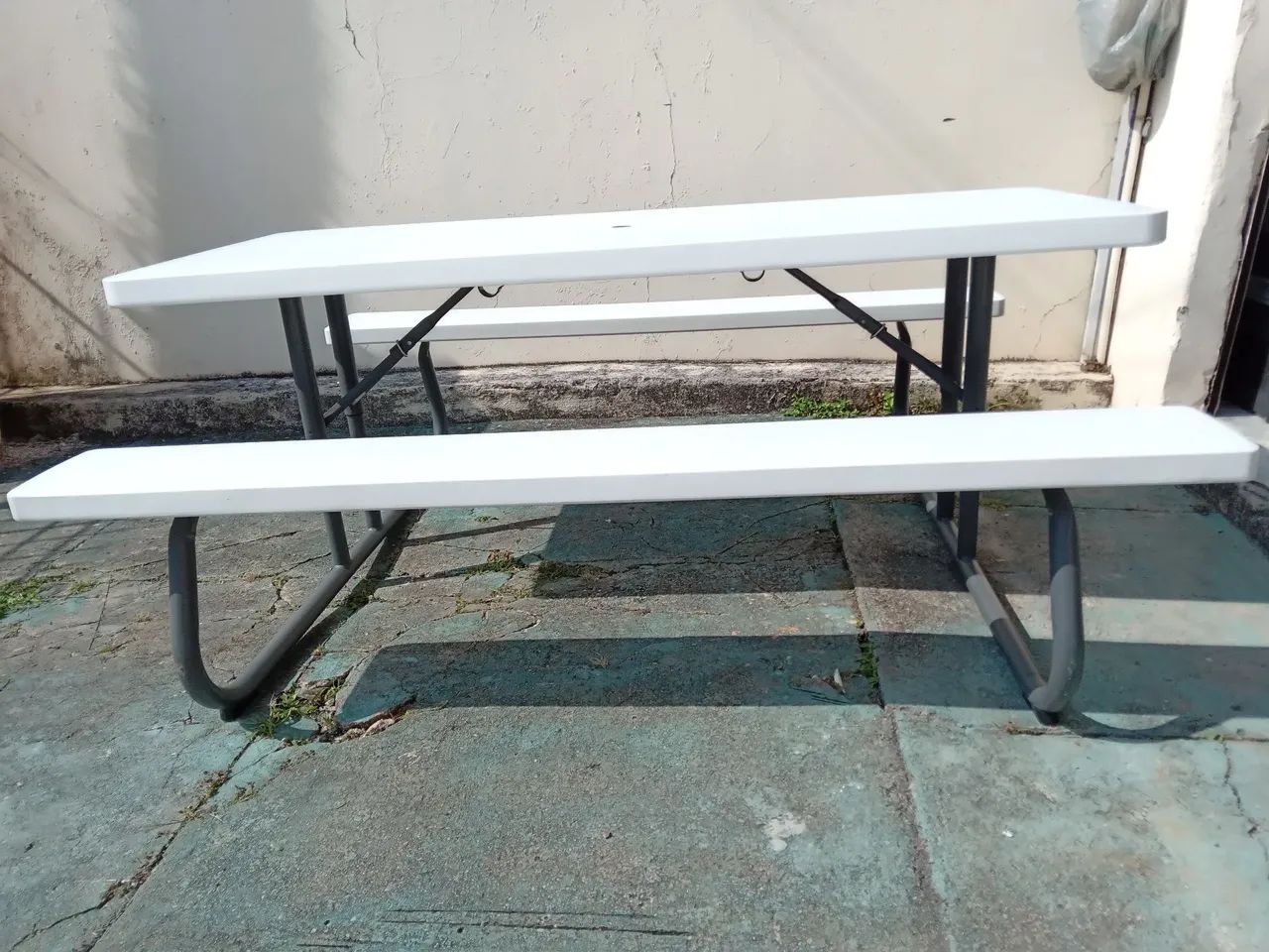 Mesa e Banco dobráveis para área externa - Foto 2