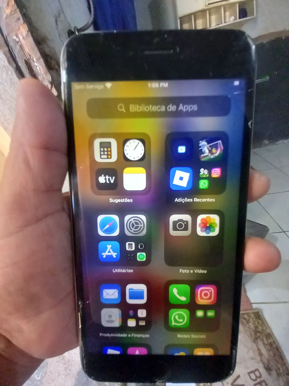 Vendo iphone 6s funcionando perfeitamente icloud livre