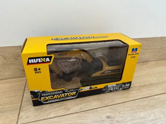 Miniatura HUINA 1710 Escavadeira Hidraulica - Escala 1:50 - Foto 2