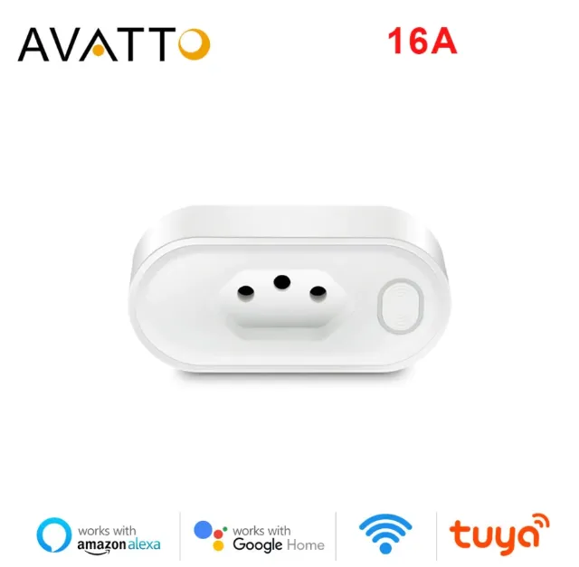 Tomada Inteligente Wifi 16A Avatto Automação Alexa