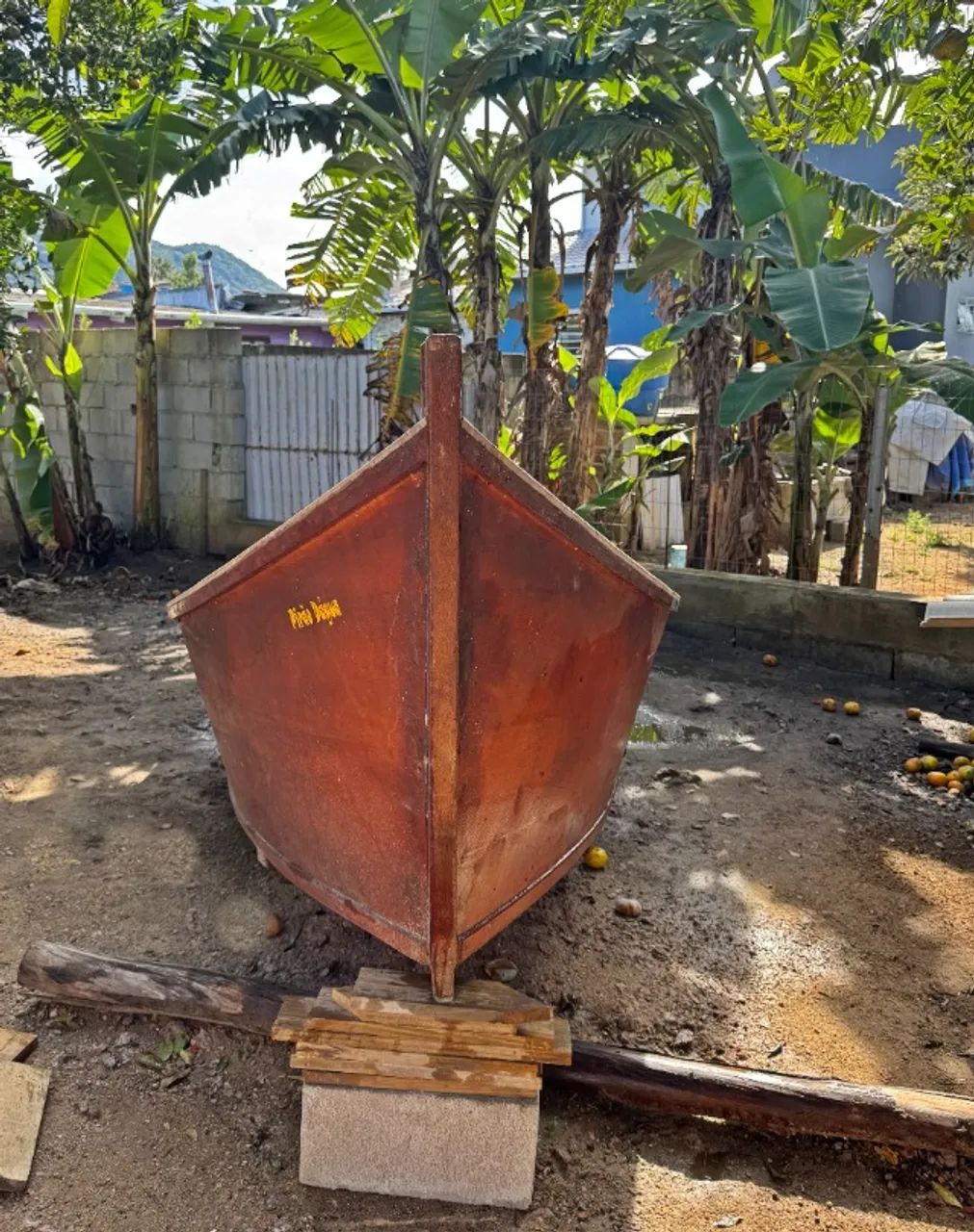 Barco com motor e redes63824617199619123