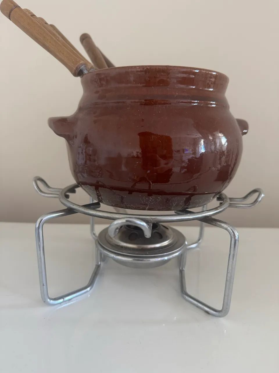 Panela de fondue com réchaud  - Foto 4