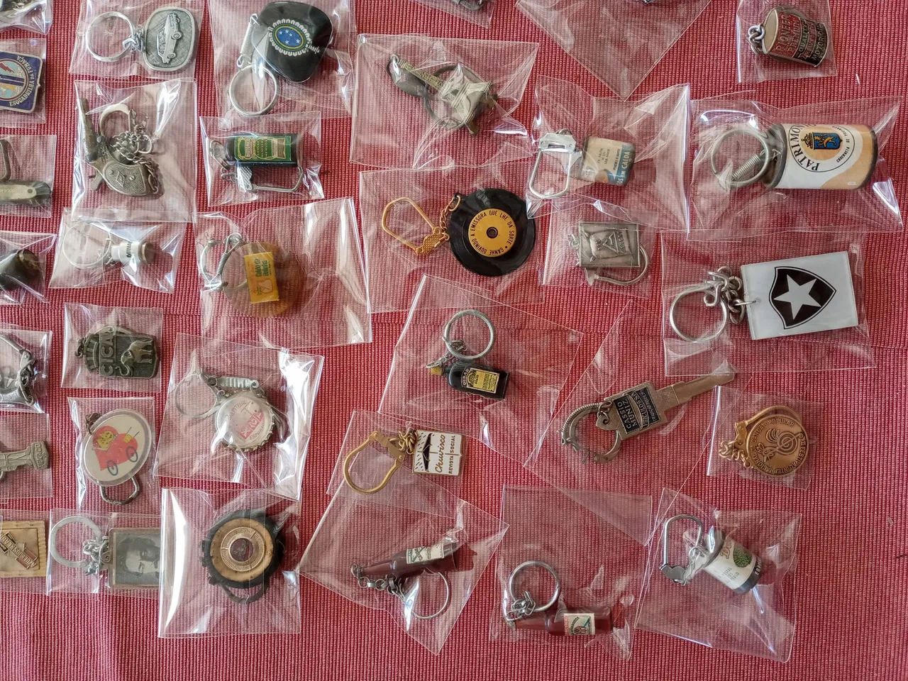 60 Chaveiros de Coleção escassos