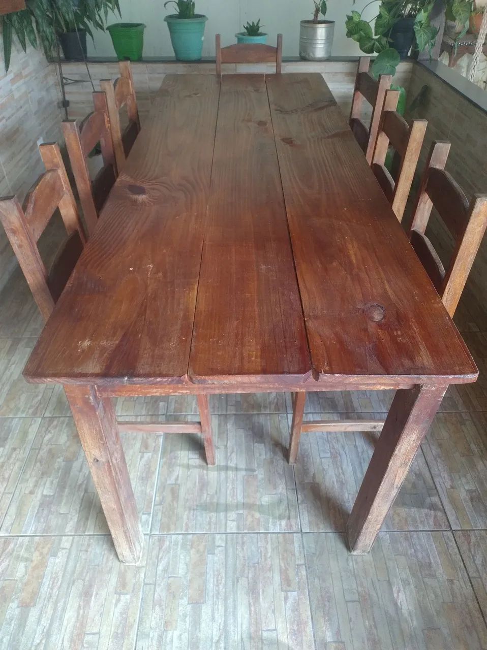 Mesa de eucalipto  - Foto 2