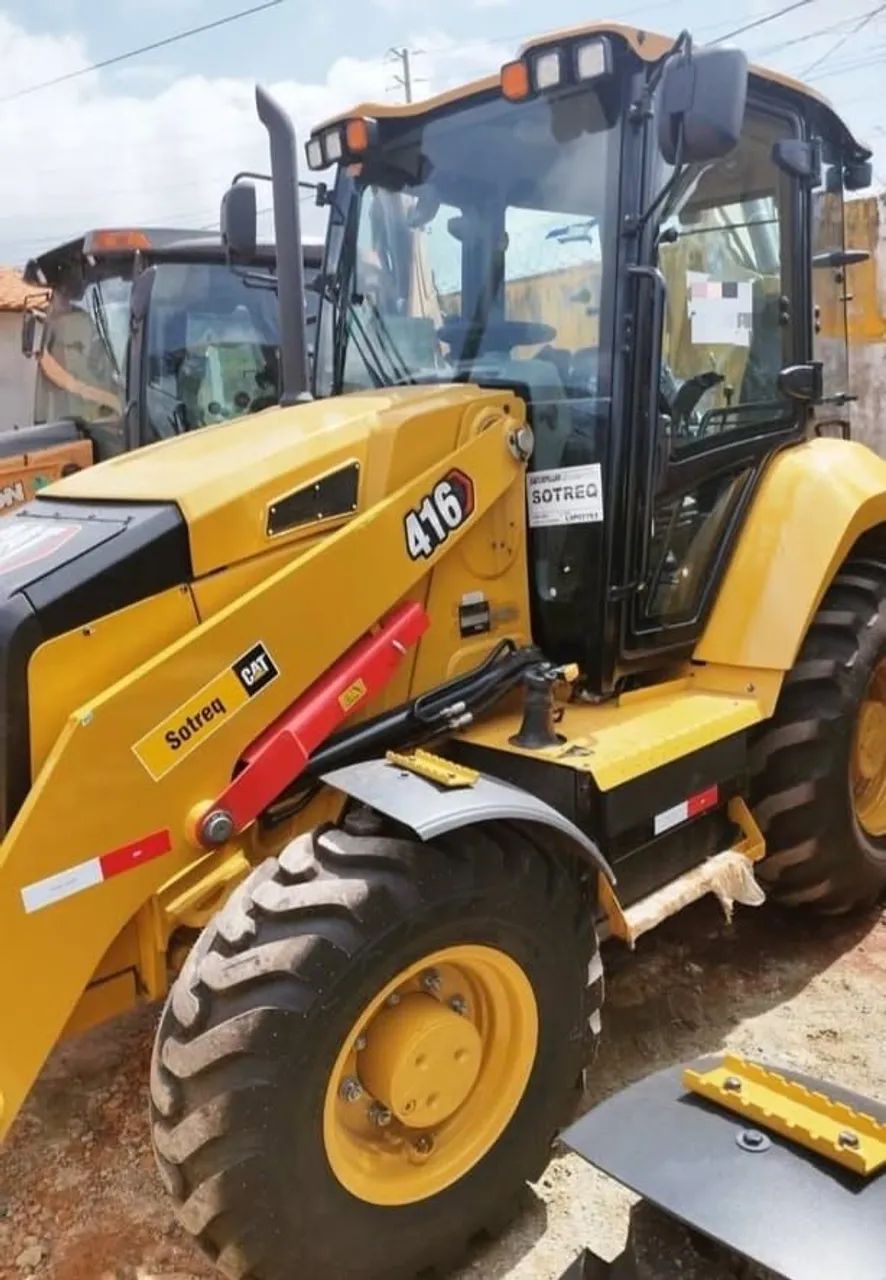 Retroescavadeira Cartepillar 416f ano 2025