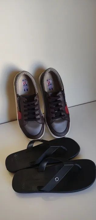 Kit sapatênis ortopasso e sandália Cartago da Grendene número 35/36