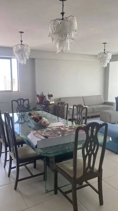 Lustre Pendente Folhas De Cristal  - Foto 5