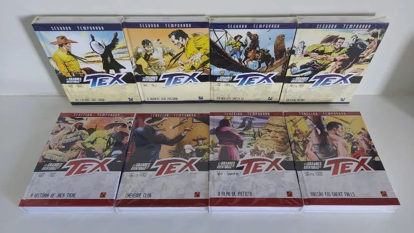 As Grandes Aventuras de Tex AGATEX completo 20 volumes Temporadas 1, 2 e 3 Mythos - Foto 3