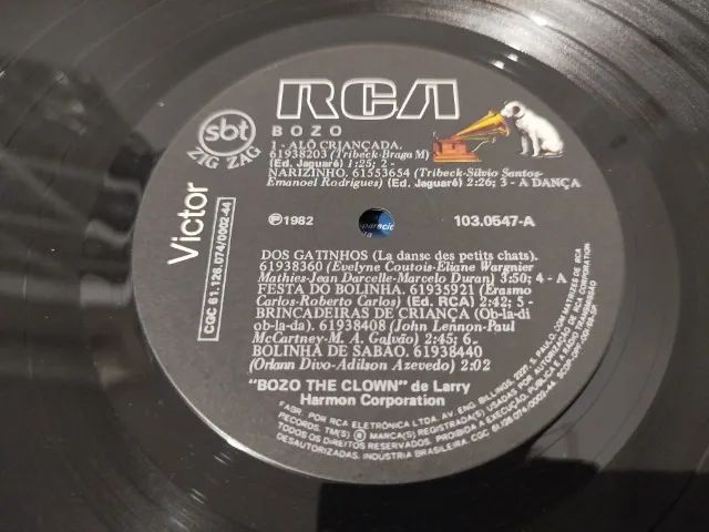 LP Disco Vinil Bozo ( não tem encarte)