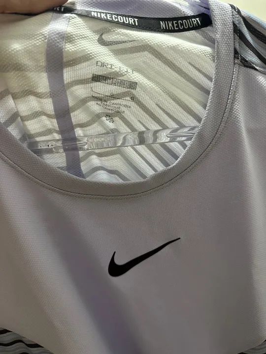 camiseta nike court dri-fit slam masculina - Foto 3
