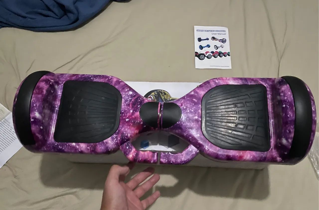 Hoverboard com estampa de galáxia ( precisa de reparo ) - Foto 3