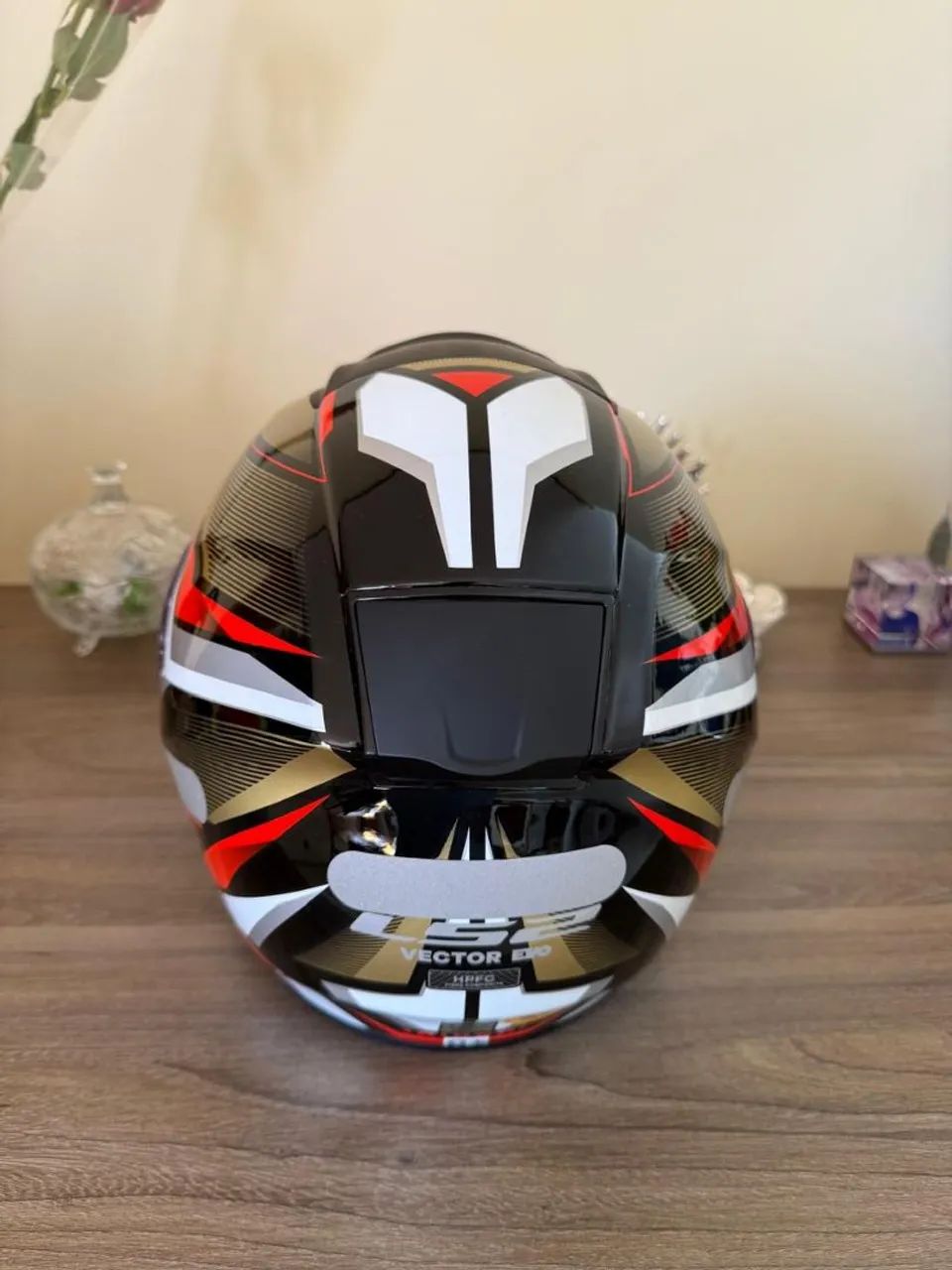 OPORTUNIDADE!!!! Capacete LS 2 Vector Tri-Composto Pouquíssimo Uso Tamanho 56  - Foto 2