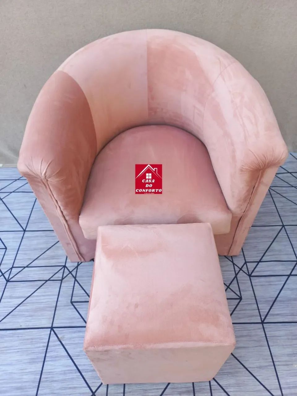 Kit Poltrona+ Puff (Entregamos)