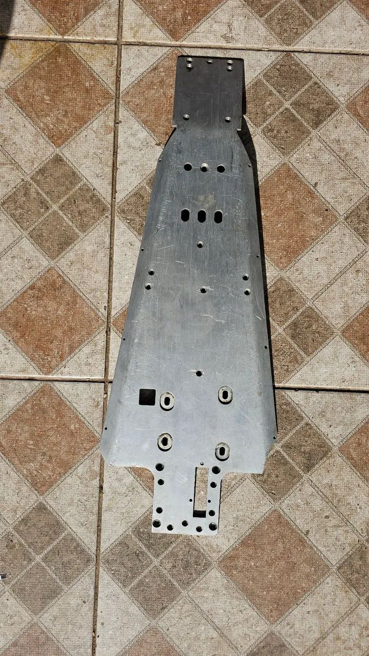 Chassi de alumínio para modelismo 1/5 1/6 fg etc... - Foto 2