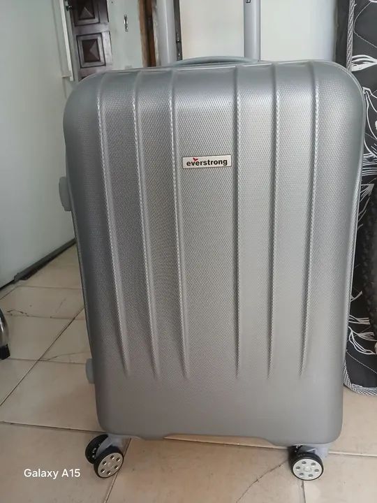 Mala de Viagem Eversstrong Cinza - Foto 5