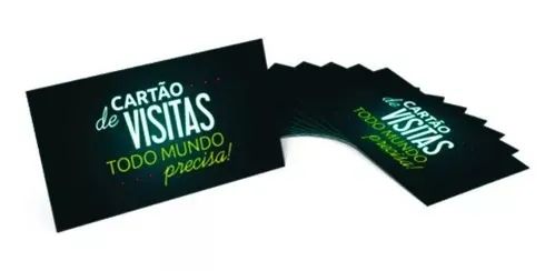 Cartão De Visita 1000 Unidades Color Verniz promoçao ambos lados R$110   - Foto 2