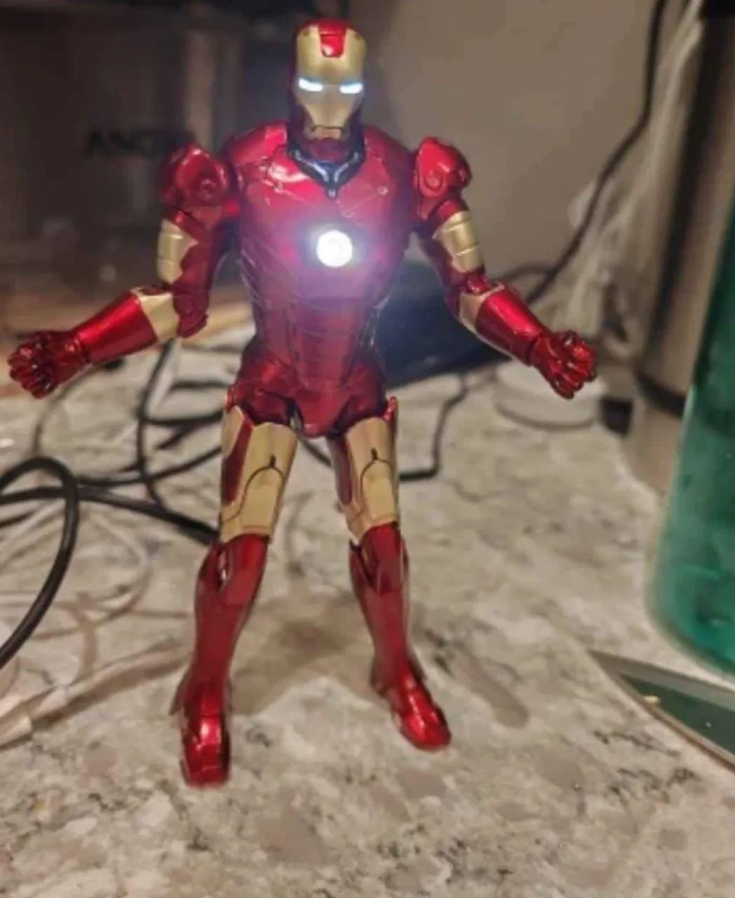 Kit homem de ferro Iron man com LED - Foto 4