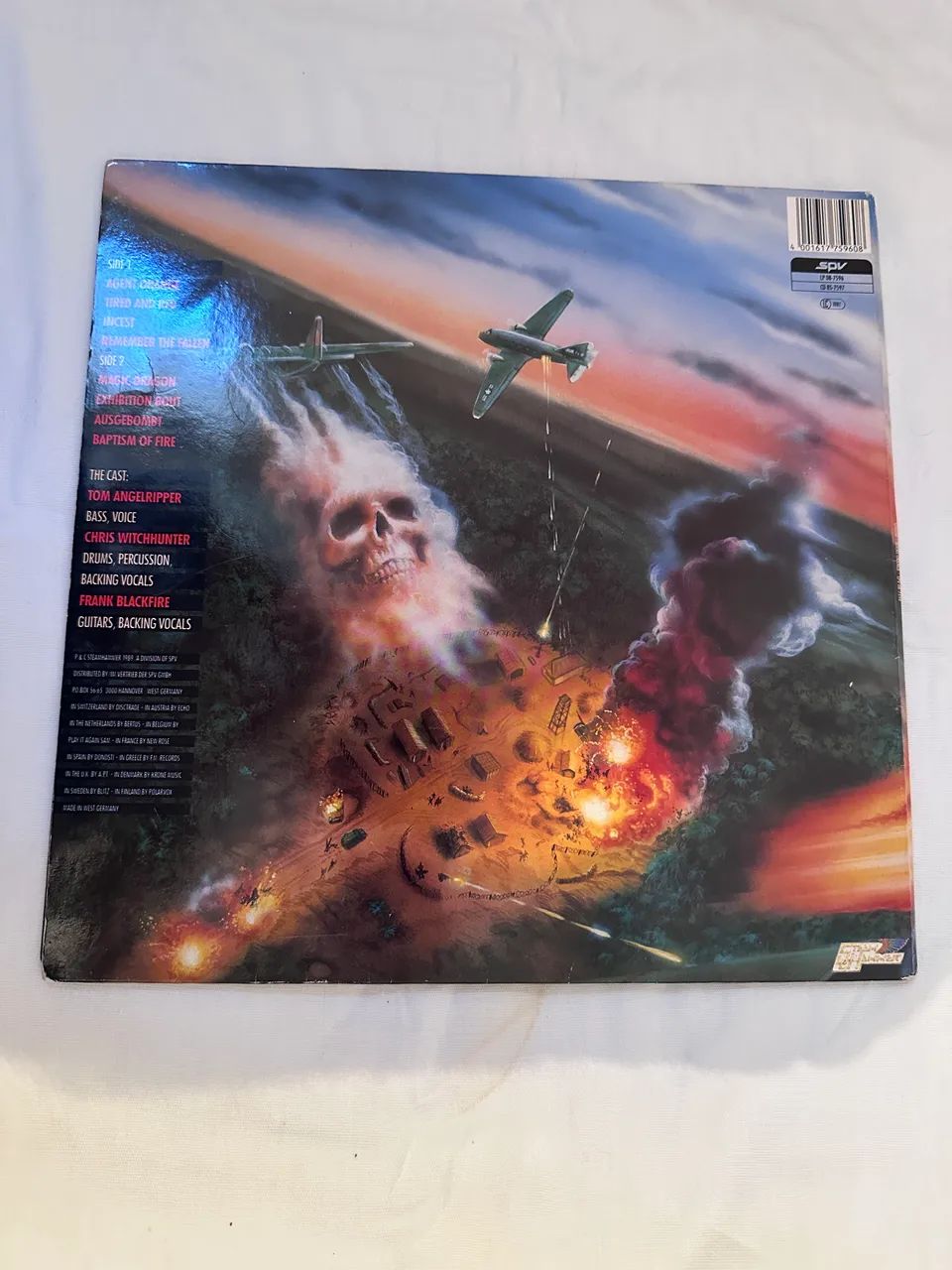 Sodom Agent Orange LP vinil disco sepultura kreator cd Metallica Sodom Agent Orange LP vinil disco sepultura kreator cd Metallica