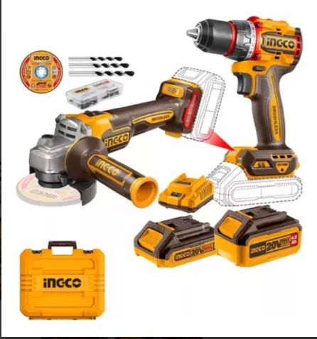 Combo Paraf1/2 E Esmer4.1/2 Bat C/1 E 1bat Ingco Ckli20273-9