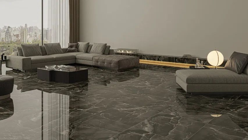 Piso Onix Black Ret Polido - Foto 3