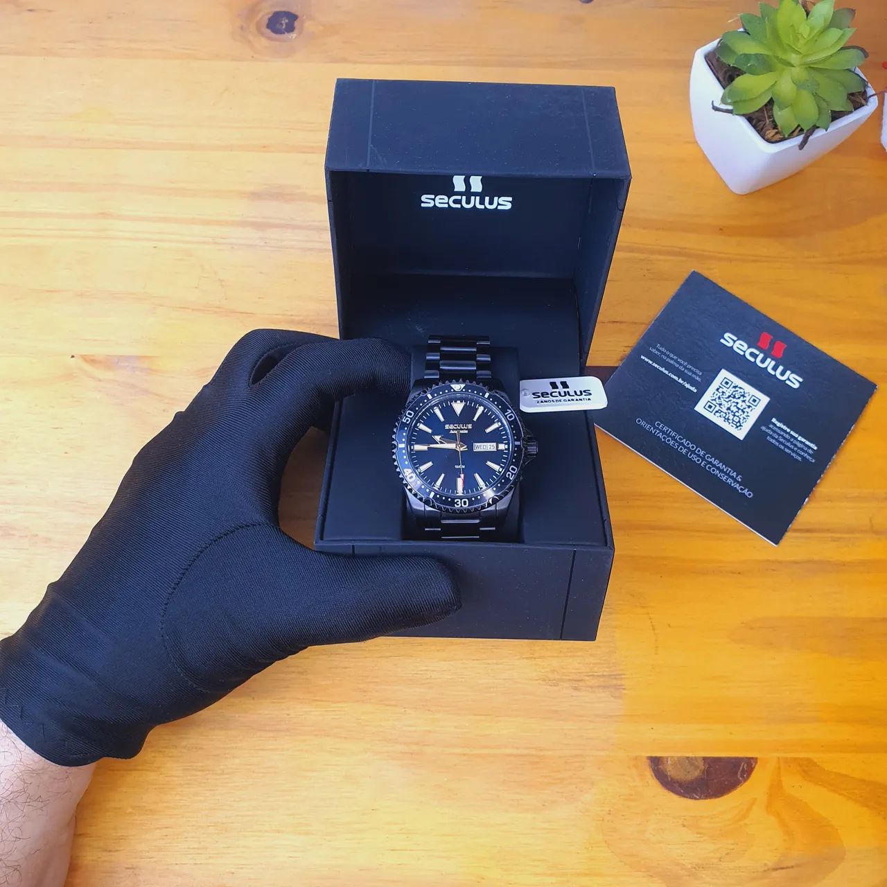 Seculus Diver 42mm All black automático - Hobbies e coleções