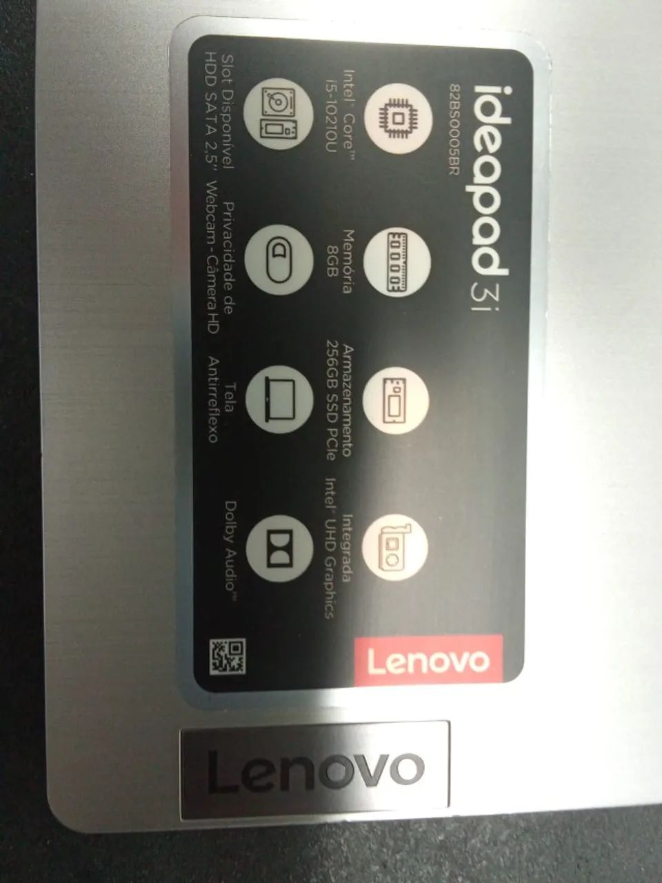 Notebook Lenovo Ideapad 3i | i5 10ª Geração | 8GB | SSD 256GB - Foto 4