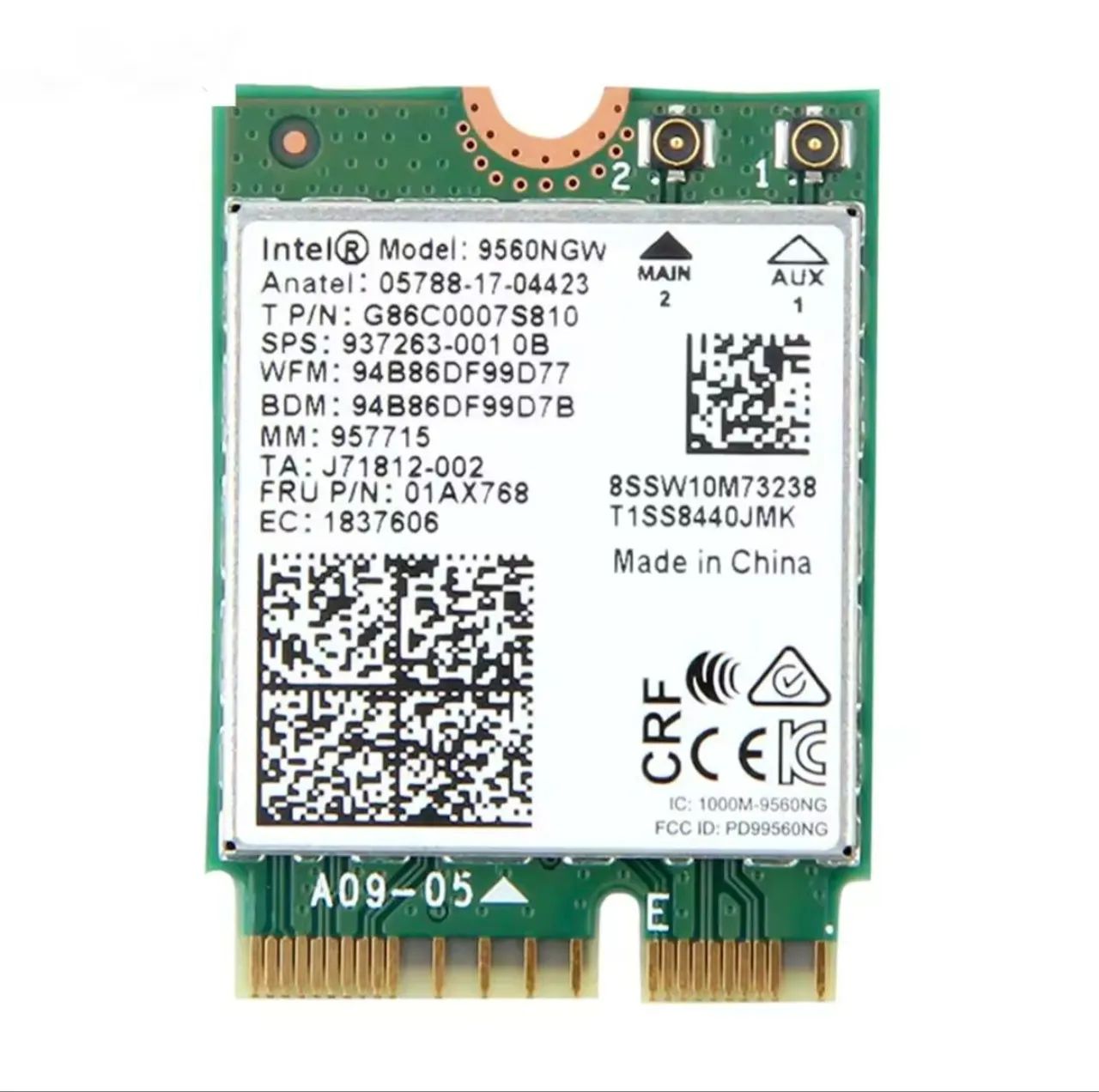 Placa de Rede Wi-Fi Intel Wireless-AC 9560 - Foto 3