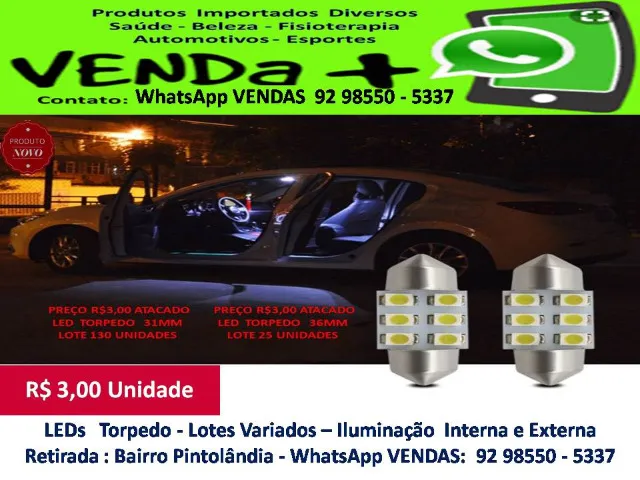 Leds Torpedos 31mm e 36mm