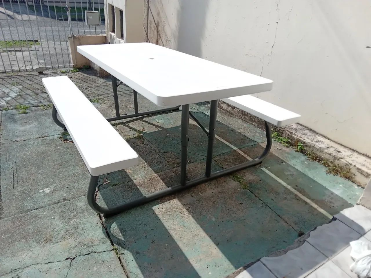 Mesa e Banco dobráveis para área externa - Foto 3
