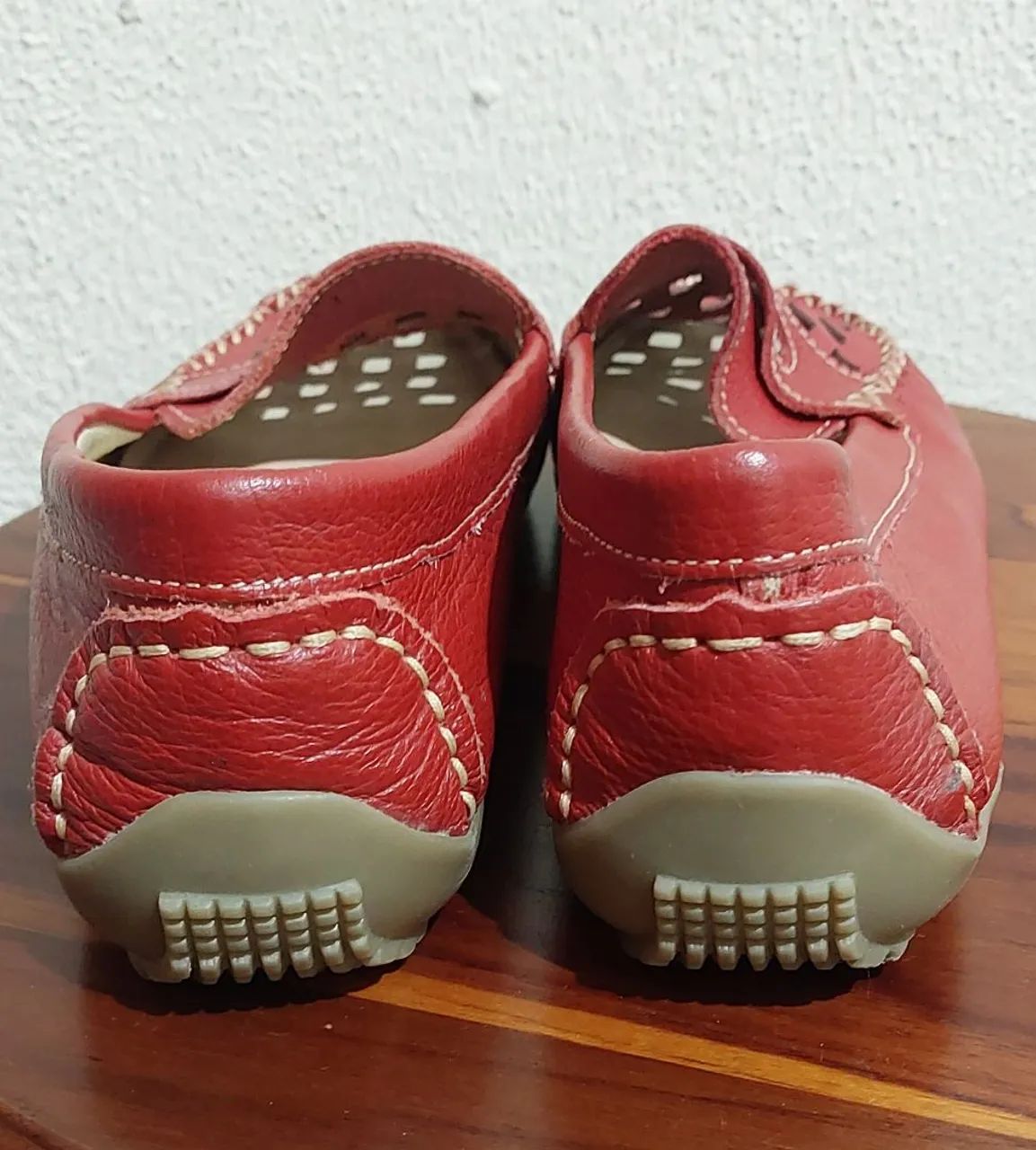 Sapato mocassim couro 34 - Foto 2
