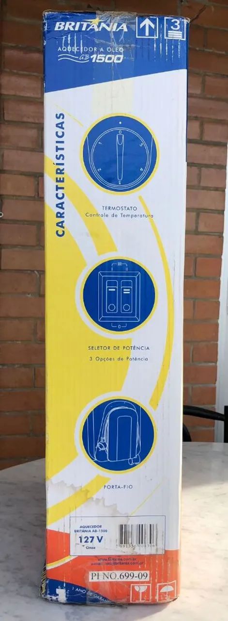 Aquecedor Britânia 1500W - 127 V - Foto 3