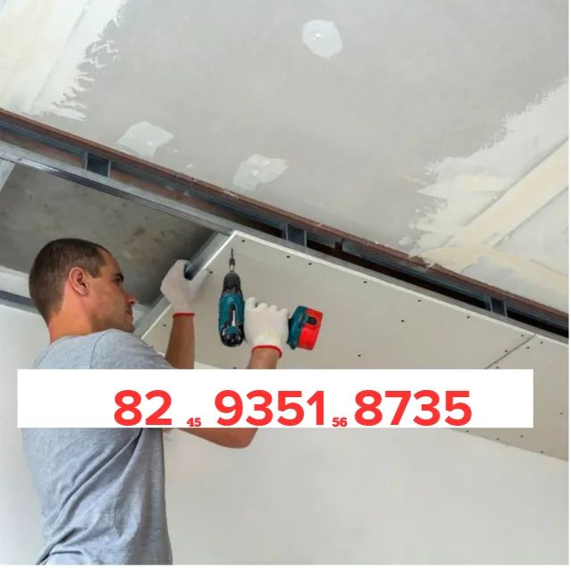 Forro modular drywall Forro vinílico Gesso - Foto 2