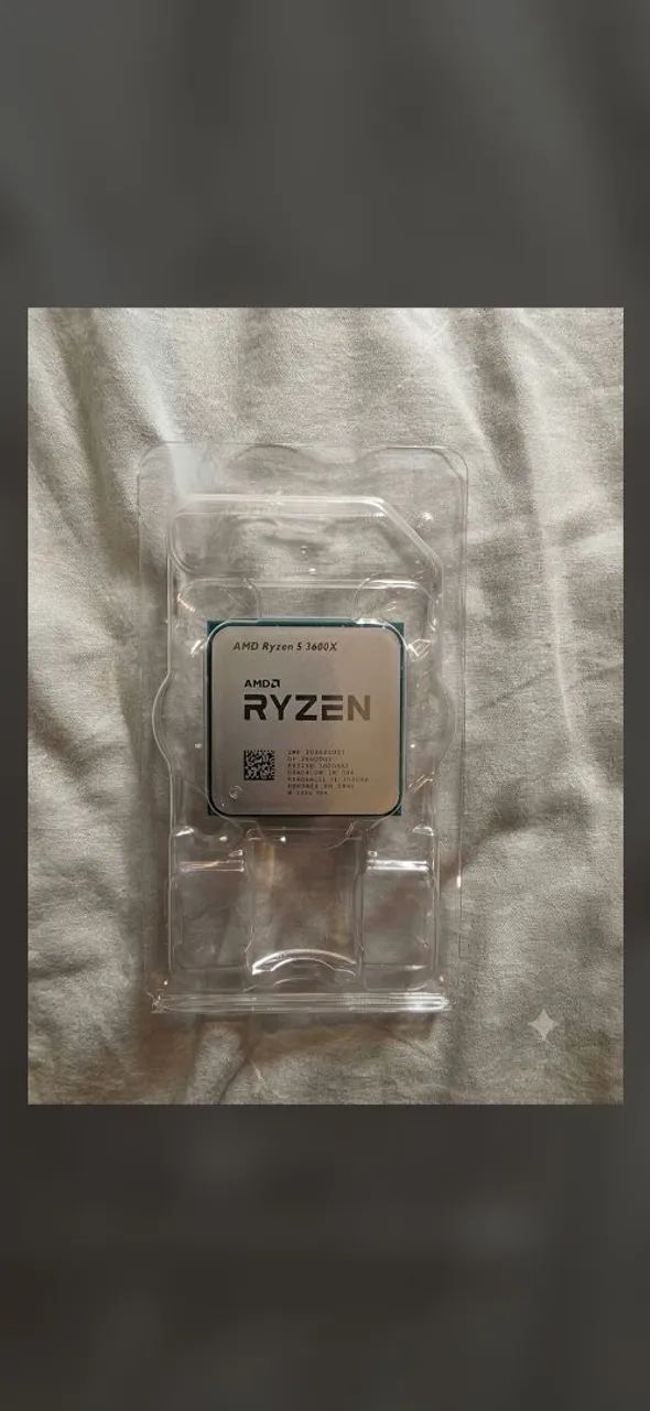 Processador AMD ryzen 5 3600x