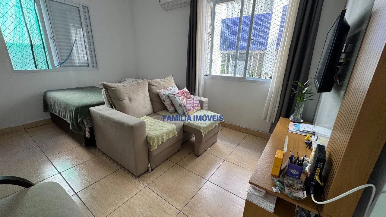 Apartamento à venda Kitnet sala living com vaga José menino Santos - Foto 6