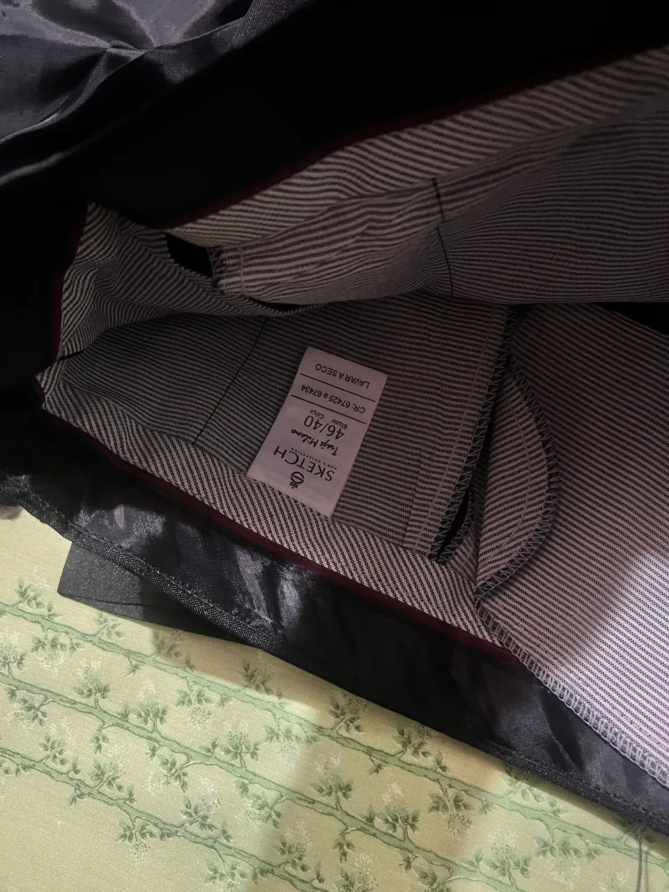 Terno Sketch Slim Blazer 46/Calça 40 - Foto 3