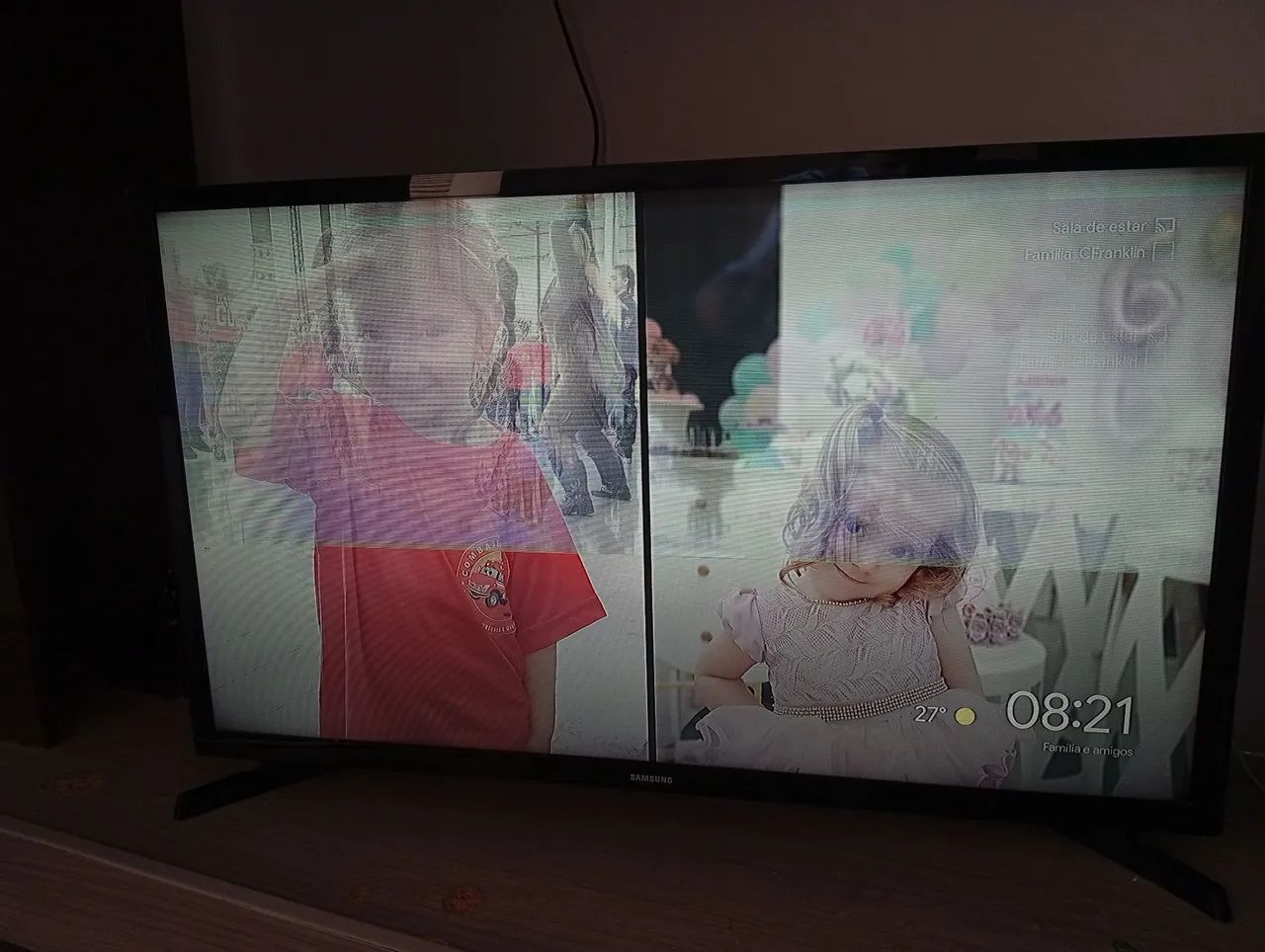 Tv Samsung 32. Defeito tela 