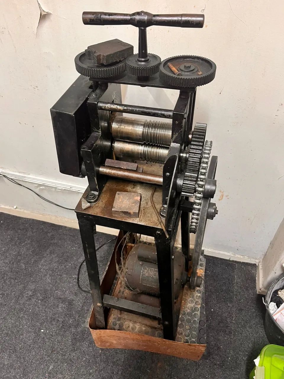 Laminador elétrico dois cilindros chapa e fio - Foto 6