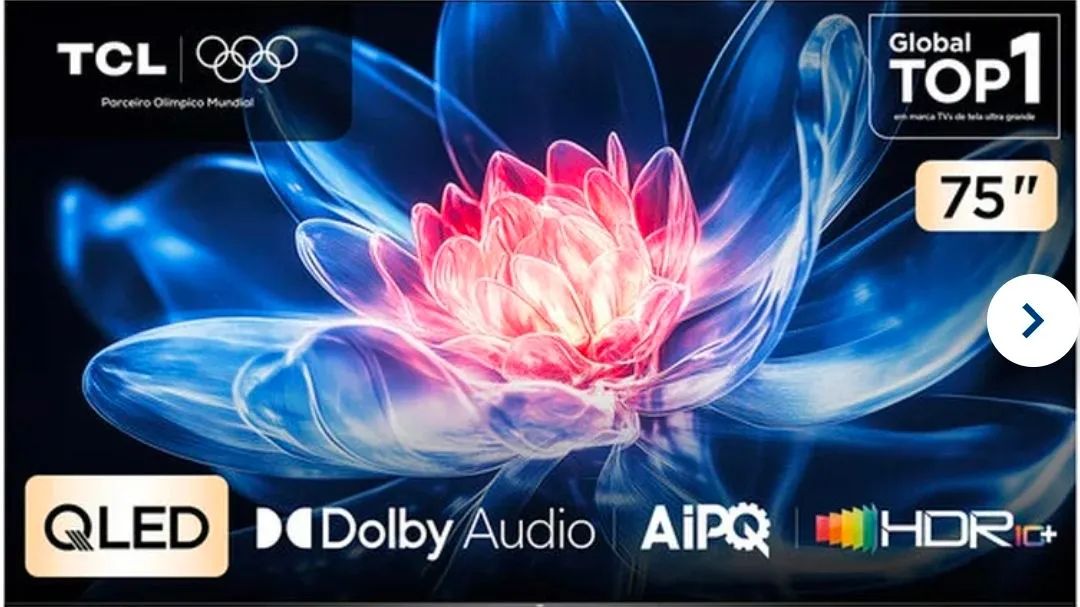 Smart TV 75 Polegadas QLED 75T6C T6C 4K UHD